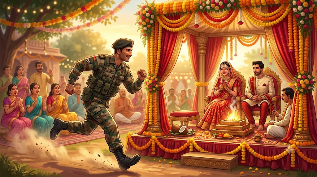 Rohan fauji uniform mein shaadi ke mandap mein pahuncha, Pihu ki aankhon mein khushi ke aansu - emotional rakhi kahani
